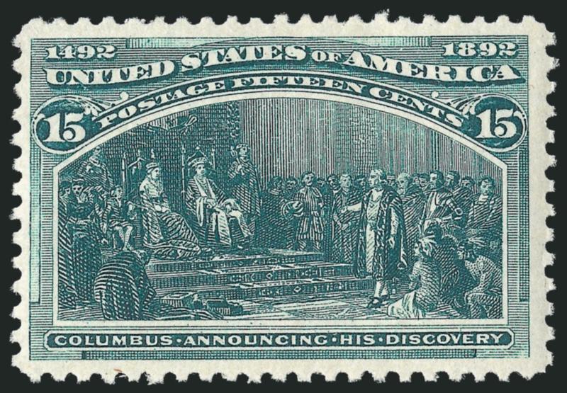 15c Columbian (238).> Mint N.H., bright shade and crisp impression, fresh and Fine