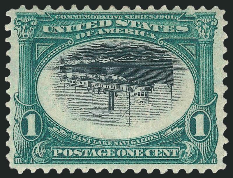 1c Pan-American, Center Inverted (294a).> Original gum, h.r., unusually choice centering and wide margins for this popular invert error, deep rich colors on post-office fresh paper<><>^VERY FINE AND CHOICE
ORIGINAL GUM EXAMPLE OF THE ONE-CENT PAN-A