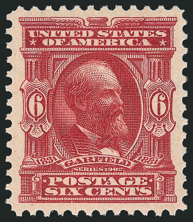 6c Claret (305).> Incredibly beautiful margins and centering, crisp impression, faintly hinged if at all, Extremely Fine Gem, with 2004 P.S.E. certificate (OGph, Superb 98 SMQ $380.00)